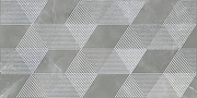 Керамический декор Azori Opale Grey Geometria 588912001 31,5х63 см