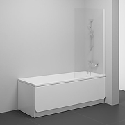 Шторка на ванну Ravak Nexty NVS1-80 7O840100Z1 профиль Белый стекло Transparent-1