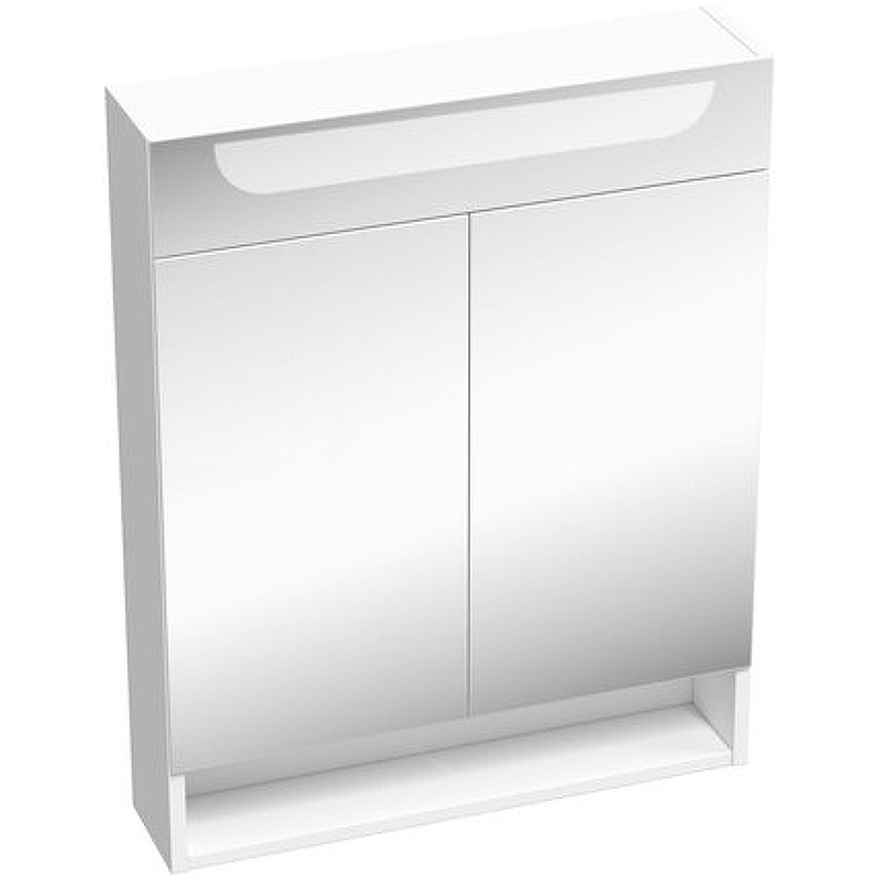 Зеркальный шкаф Ravak MC Classic II 60 X000001469 с подсветкой Белый глянцевый зеркало ravak classic 70 x000000308 с подсветкой береза