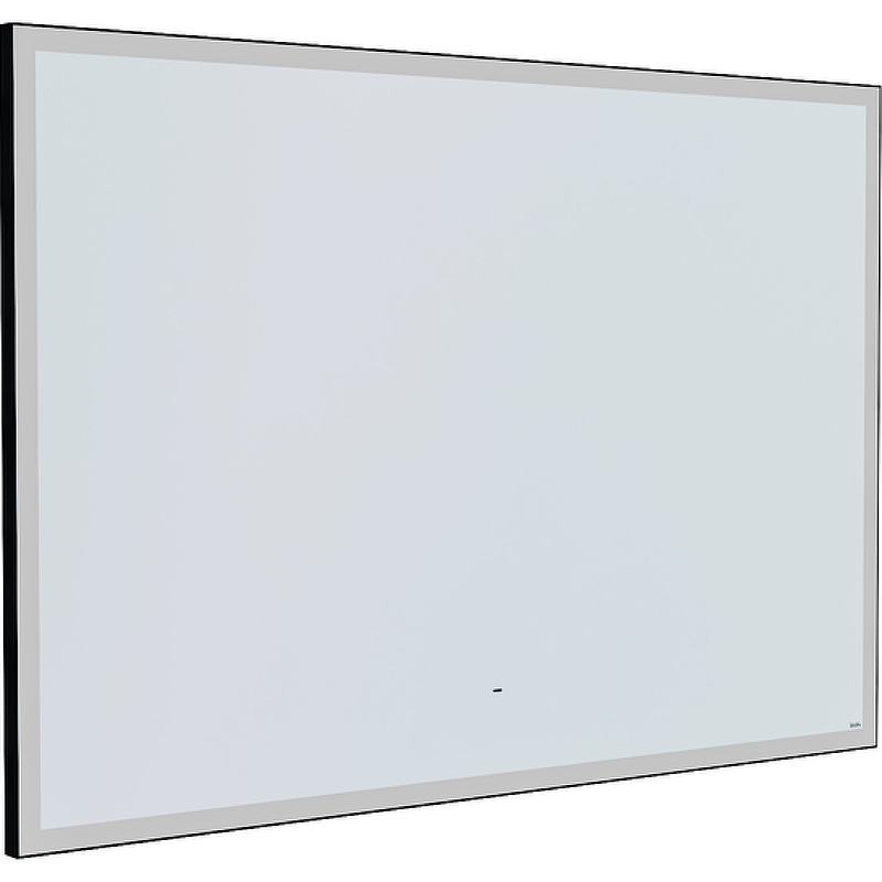 Зеркало Iddis Slide 100 SLI1000i98 с подсветкой с подогревом Черное c сенсорным выключателем и диммером зеркало iddis esper 100 esp1000i98 с подсветкой белое матовое c сенсорным выключателем и диммером