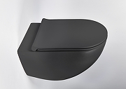Комплект унитаза с инсталляцией Valsir Dream KIT VSBM 7317NEMT Slim P1 с сиденьем Микролифт и Черной матовой клавишей смыва-1