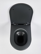 Комплект унитаза с инсталляцией Valsir Dream KIT VSBM 7317NEMT Slim P1 с сиденьем Микролифт и Черной матовой клавишей смыва-5