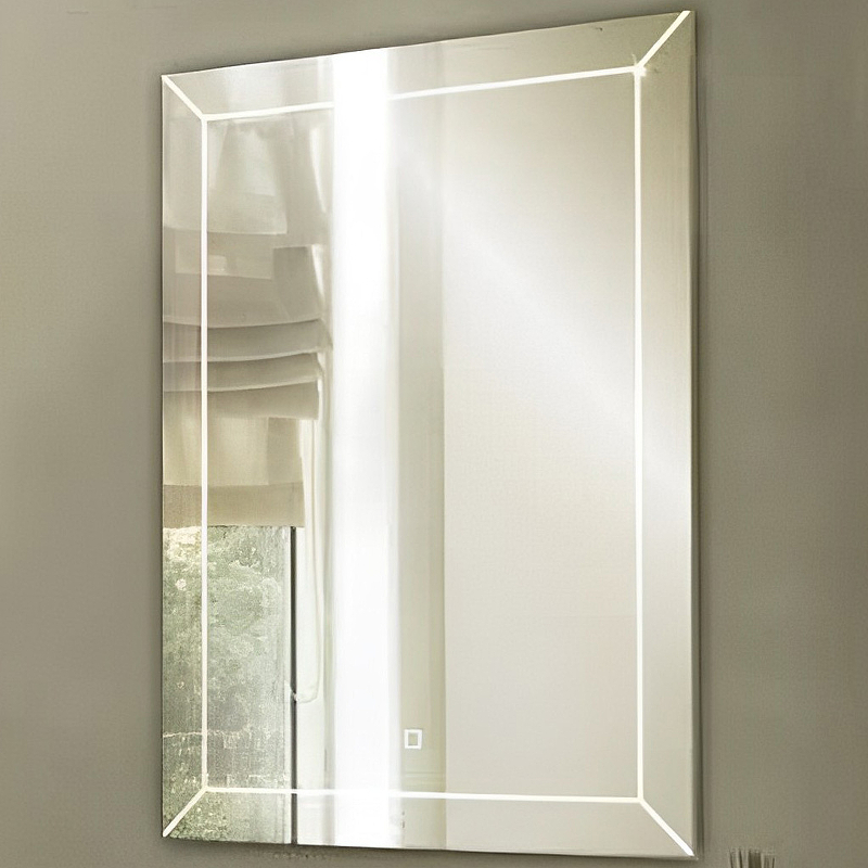 зеркало шкаф loranto janet 80х14х70 подвесной белый cs00049713 Зеркало Relisan Janet 600х800 Гл000024388 с подсветкой с сенсорным выключателем