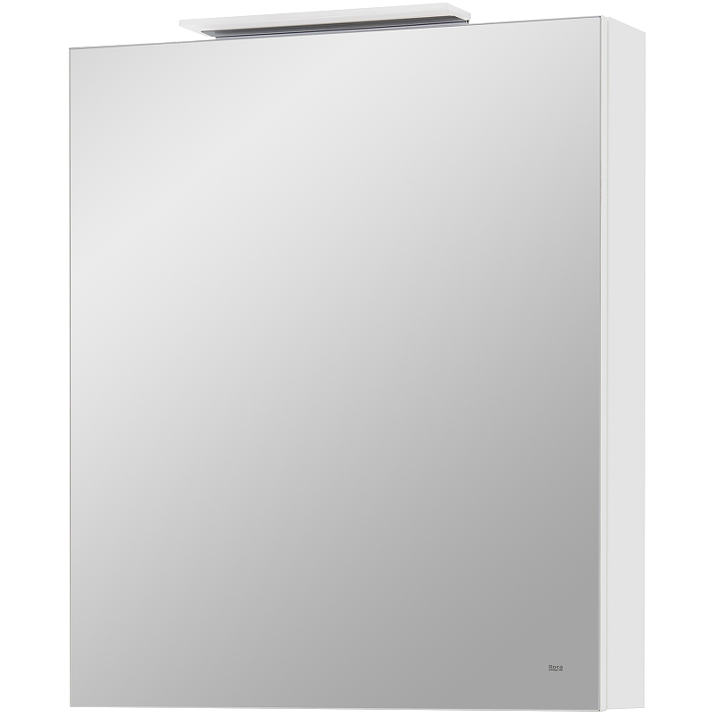 Зеркальный шкаф Roca Oleta 60 L A857645501 с подсветкой Белый матовый