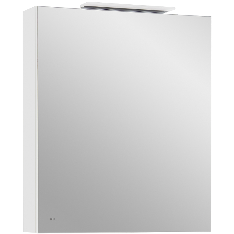 Зеркальный шкаф Roca Oleta 60 R A857646806 с подсветкой Белый глянец