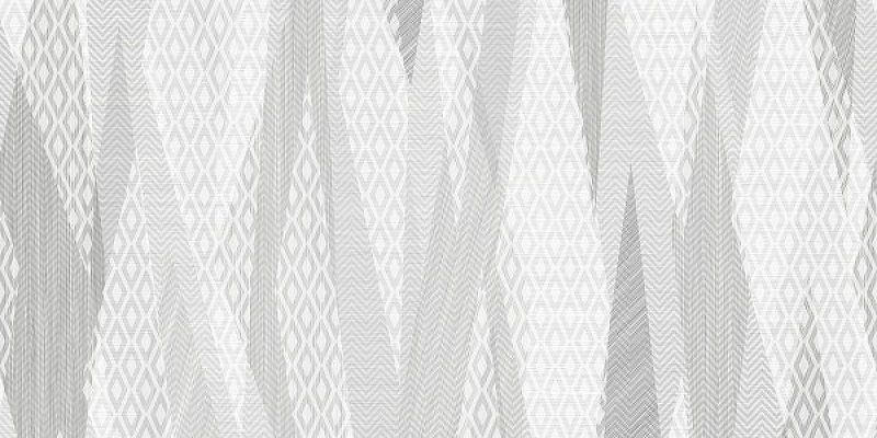 Керамический декор Beryoza Ceramica (Береза керамика) Эклипс 1 светло-серый 25х50 см декор настенный 25х50 эклипс 1 серый