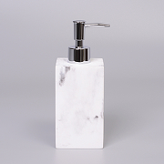 Дозатор для жидкого мыла WasserKRAFT Kammel K-9199 Белый мрамор Хром-1