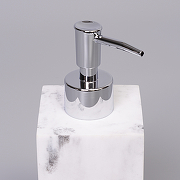 Дозатор для жидкого мыла WasserKRAFT Kammel K-9199 Белый мрамор Хром-2