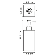 Дозатор для жидкого мыла WasserKRAFT Kammel K-9199 Белый мрамор Хром-6