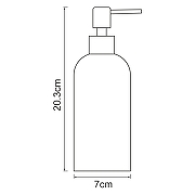 Дозатор для жидкого мыла WasserKRAFT Neime K-1999 Черный Белый-4
