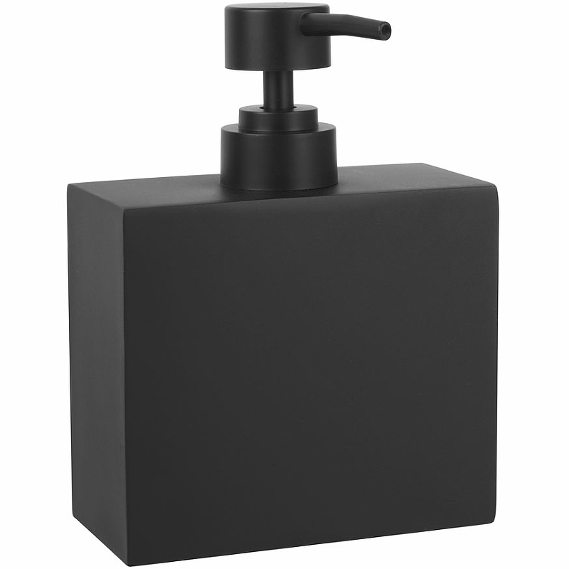 Дозатор для жидкого мыла WasserKRAFT Abens K-3799 Черный дозатор для жидкого мыла fora stone black полирезин черный