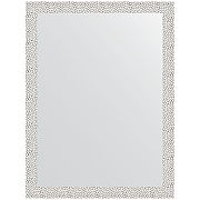 Зеркало Evoform Definite 81х61 BY 3162 в багетной раме - Чеканка белая 46 мм