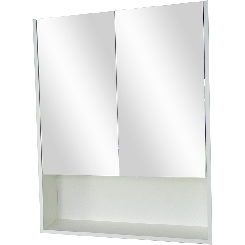 Зеркальный шкаф Bellezza Ницца 70 4611011030014 Белый зеркальный шкаф 68х80 см белый глянец r bellezza амелия 4610311001014