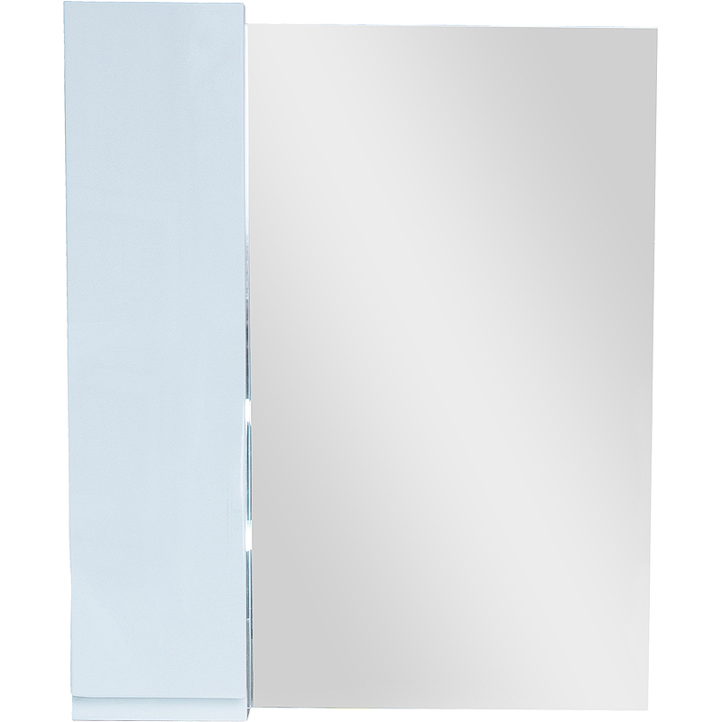 Зеркало со шкафом Bellezza Асти 70 L 4616311022011 Белое зеркало со шкафом bellezza асти 70 r 4616311021014 белое
