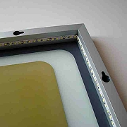 Зеркало Avanti Uno 60 6250 с подсветкой с кнопочным выключателем-5