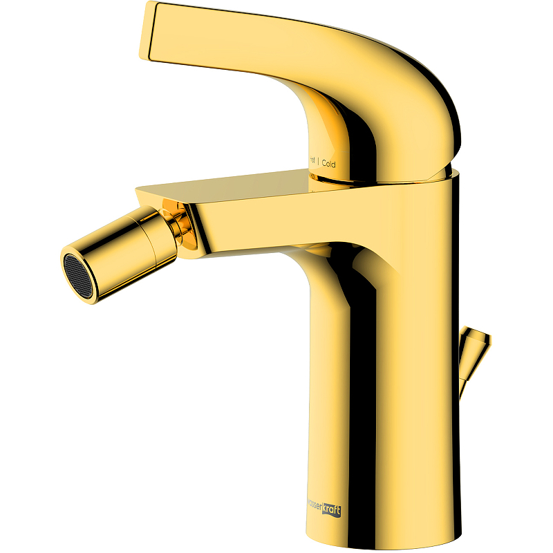 Смеситель для биде WasserKRAFT Sauer 7106 Золото смеситель для ванны wasserkraft sauer 7101 золото