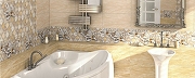 Керамическая плитка Beryoza Ceramica (Береза керамика) Дубай светло-бежевый настенная 25х50 см-1