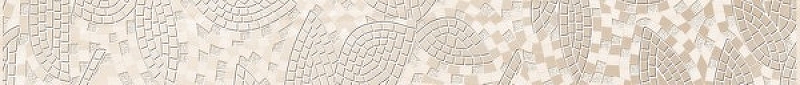 Керамический бордюр Beryoza Ceramica (Береза керамика) Дубай светло-бежевый 5,4х50 см
