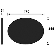 Розетка потолочная Перфект B2030 345x54x470 мм-2