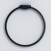 Кольцо для полотенец AM.PM Inspire V2.0 A50A34422 Черное матовое-2