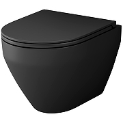 Унитаз AM.PM Spirit V2.0 C701700MBSC подвесной Черный матовый с сиденьем микролифт-2