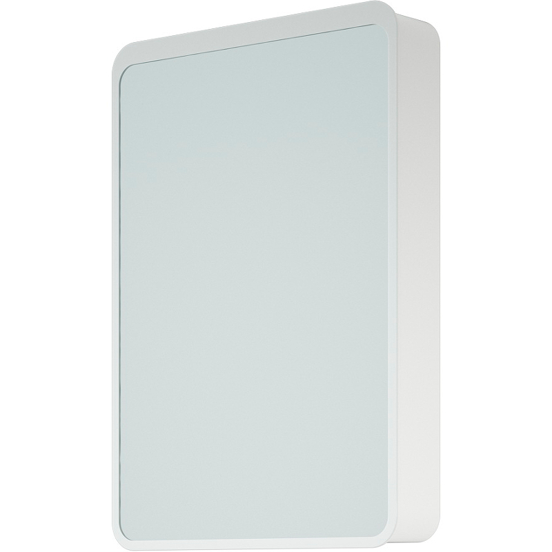 Зеркальный шкаф Corozo Рино 60 SD-00000964 с подсветкой Белый зеркальный шкаф 55х74 см белый глянец corozo ультра флора sd 00000301