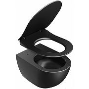 Сиденье для унитаза Ravak Uni Chrome X01795 Черное матовое с Микролифтом-3