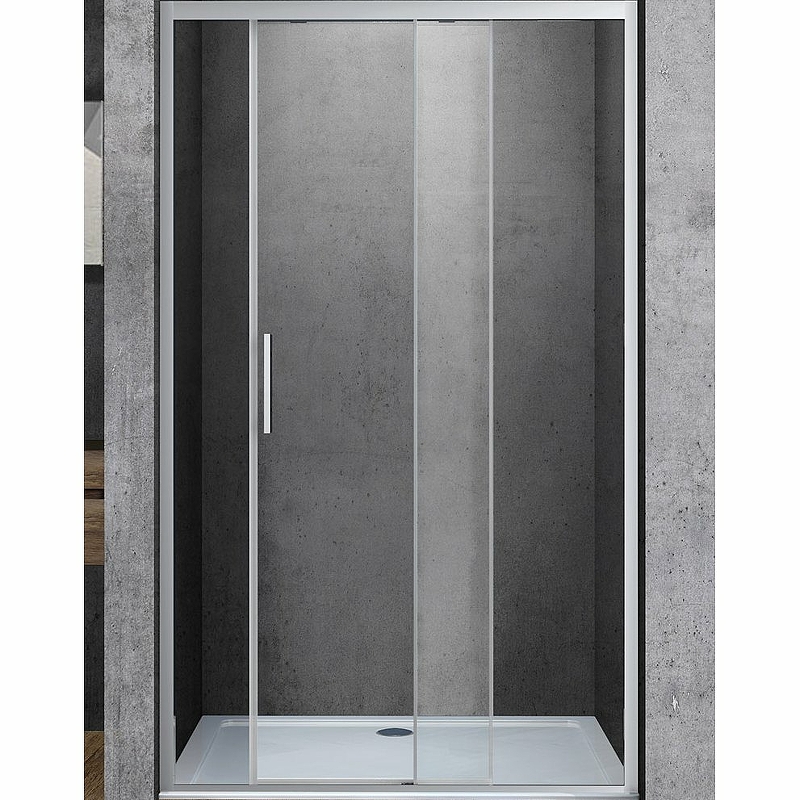 Душевая дверь Vincea Soft 150 VDS-3SO150CL профиль Хром стекло прозрачное