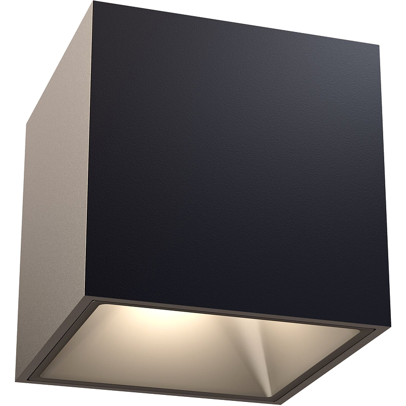 Потолочный светильник Maytoni Ceiling Wall Alfa Led C065CL-L12B4K Черный спот настенный накладной черный eurosvet fente e14 80 вт ip20 под 2 лампы a050199