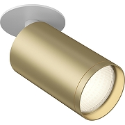Встраиваемый светильник Maytoni Ceiling Wall Focus S C049CL-1WMG Белый Золото матовое