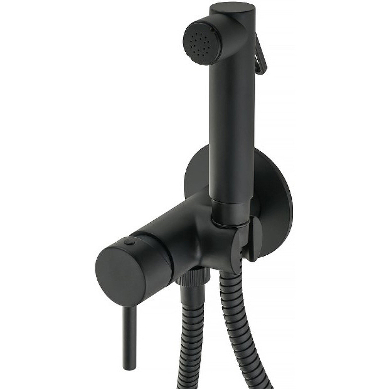 Гигиенический душ со смесителем Migliore Fortis 31555 (30455) Черный матовый 30455