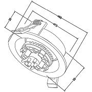Встраиваемый светильник Maytoni Ceiling Wall Focus S C048CL-1B Черный-2