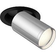 Встраиваемый светильник Maytoni Ceiling Wall Focus S C048CL-1BCH Черный Хром