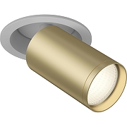 Встраиваемый светильник Maytoni Ceiling Wall Focus S C048CL-1WMG Белый Золото матовое