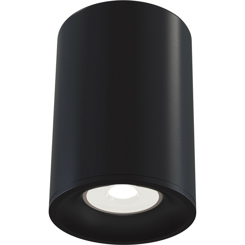 Потолочный светильник Maytoni Ceiling Wall Slim C012CL-01B Черный светильник накладной maytoni lipari gu10 50 вт 5 кв м черный ip20 c025cl 01b