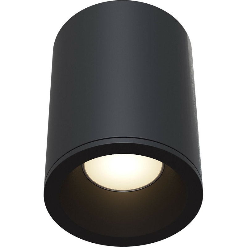 Потолочный светильник Maytoni Ceiling Wall Zoom C029CL-01B Черный светильник для сауны овальный с решёткой 1xe27x60 вт цвет венге ip65