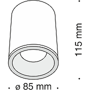 Потолочный светильник Maytoni Ceiling Wall Zoom C029CL-01W Белый-4