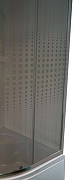 Душевой уголок Parly 90x90 Z9011 профиль Хром стекло прозрачное с рисунком-3