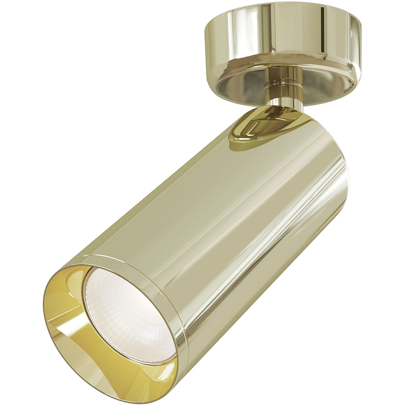 Потолочный светильник Maytoni Ceiling Wall Focus C017CW-01G Золото светильник потолочный gu10 40 вт 60х150 мм ip20 elektrostandard dln114 a050120 черный золото