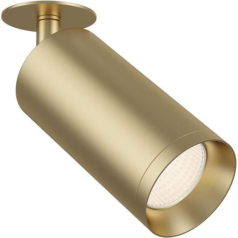 Встраиваемый светильник Maytoni Ceiling Wall Focus C018CL-01MG Золото матовое цена и фото