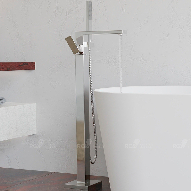 цена Смеситель для ванны RGW Shower Panels SP-350 511405350-01 Хром