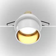 Встраиваемый светильник Maytoni Downlight Reif DL050-01WG Белый Золото-3