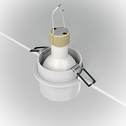 Встраиваемый светильник Maytoni Downlight Reif DL050-01WG Белый Золото-5