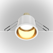 Встраиваемый светильник Maytoni Downlight Reif DL049-01WG Белый Золото-3