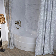 Штора для ванны Aima Design 240x240 Ц0000016054 Жемчужная-1