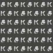 Обои AS Creation Karl Lagerfeld 37842-3 Винил на флизелине (0,53*10,05) Черный, Люди/Буквы