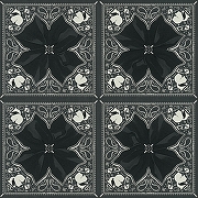Обои AS Creation Karl Lagerfeld 37845-2 Винил на флизелине (0,53*10,05) Черный, Цветы/Геометрия