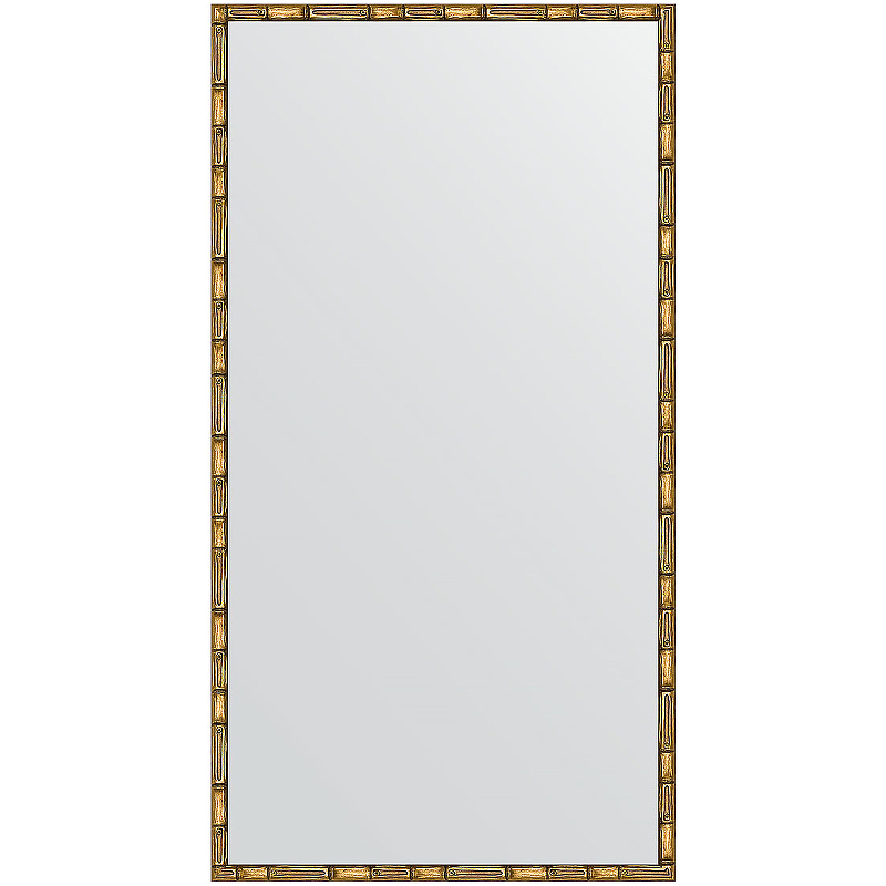 Зеркало Evoform Definite 127х67 BY 0746 в багетной раме - Золотой бамбук 24 мм