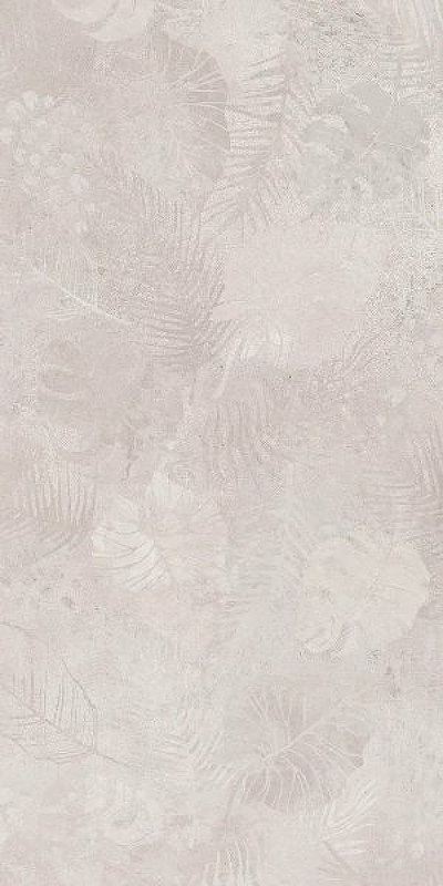 цена Керамогранит Meissen State листья серый ректификат 16885 44,8х89,8 см