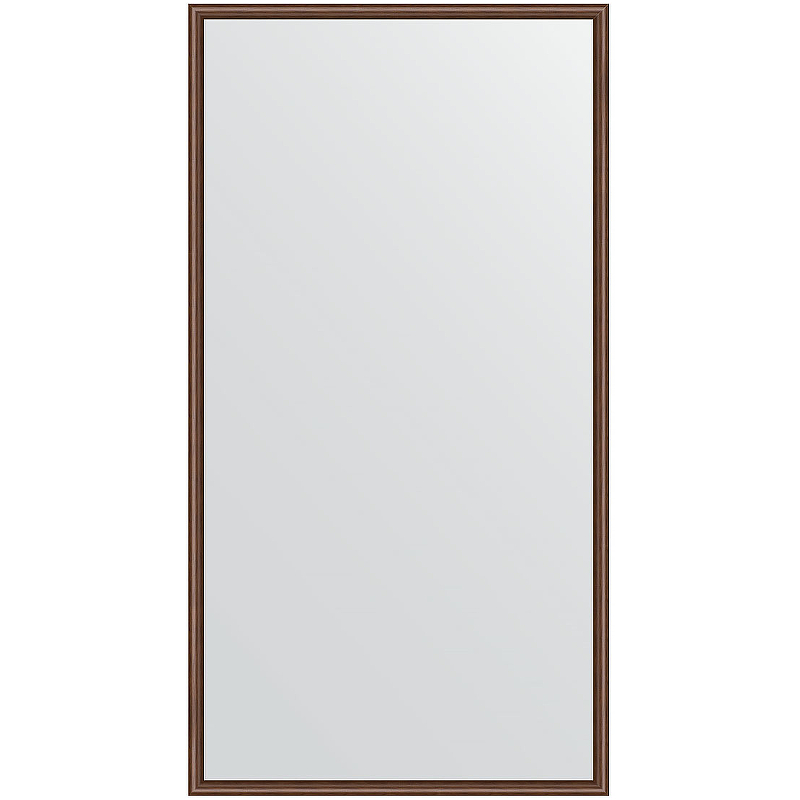 Зеркало Evoform Definite 128х68 BY 0740 в багетной раме - Орех 22 мм зеркало evoform definite 128х68 витая латунь